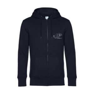 SWEAT ZIPPÉ (Homme) - L'Ecrin Des Marais - Navy - BCU03K