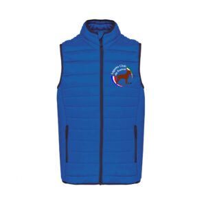DOUDOUNE SANS MANCHES (femme) - LAGOTTO CLUB DE FRANCE - Bleu roi - K6114