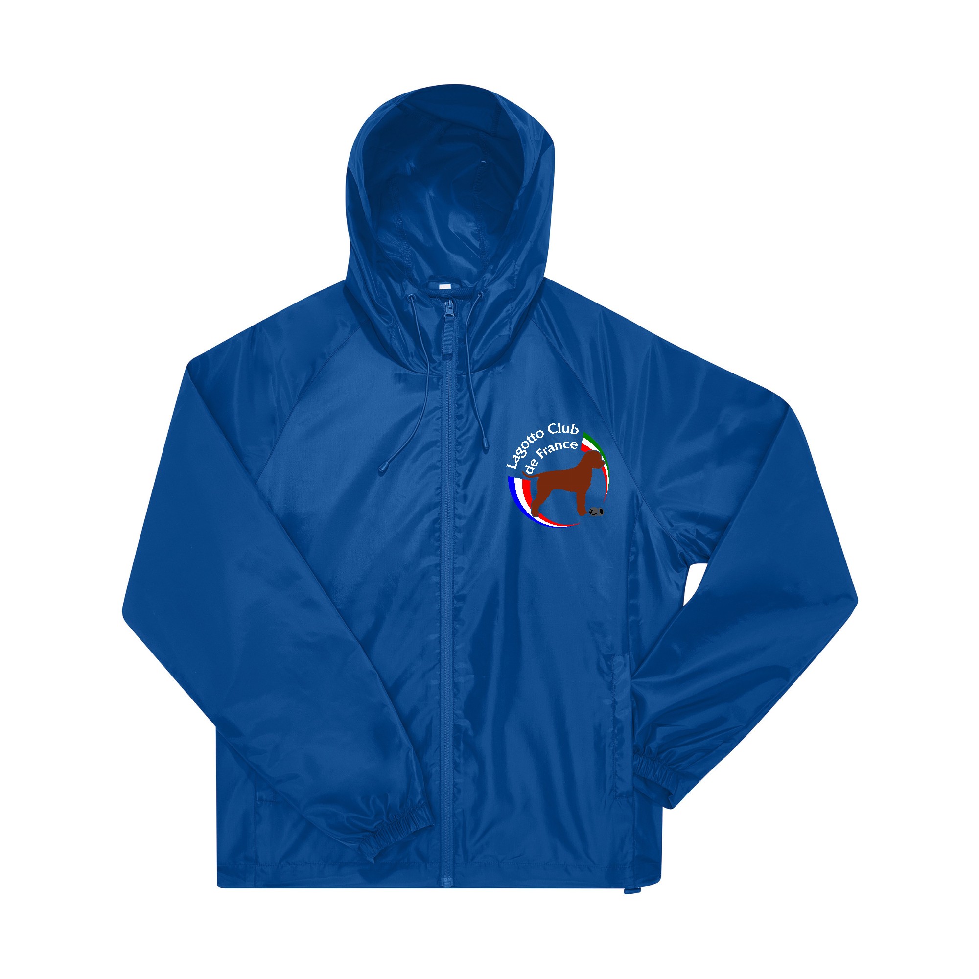 COUPE-VENT (unisexe) - LAGOTTO CLUB DE FRANCE - Bleu roi - BC630