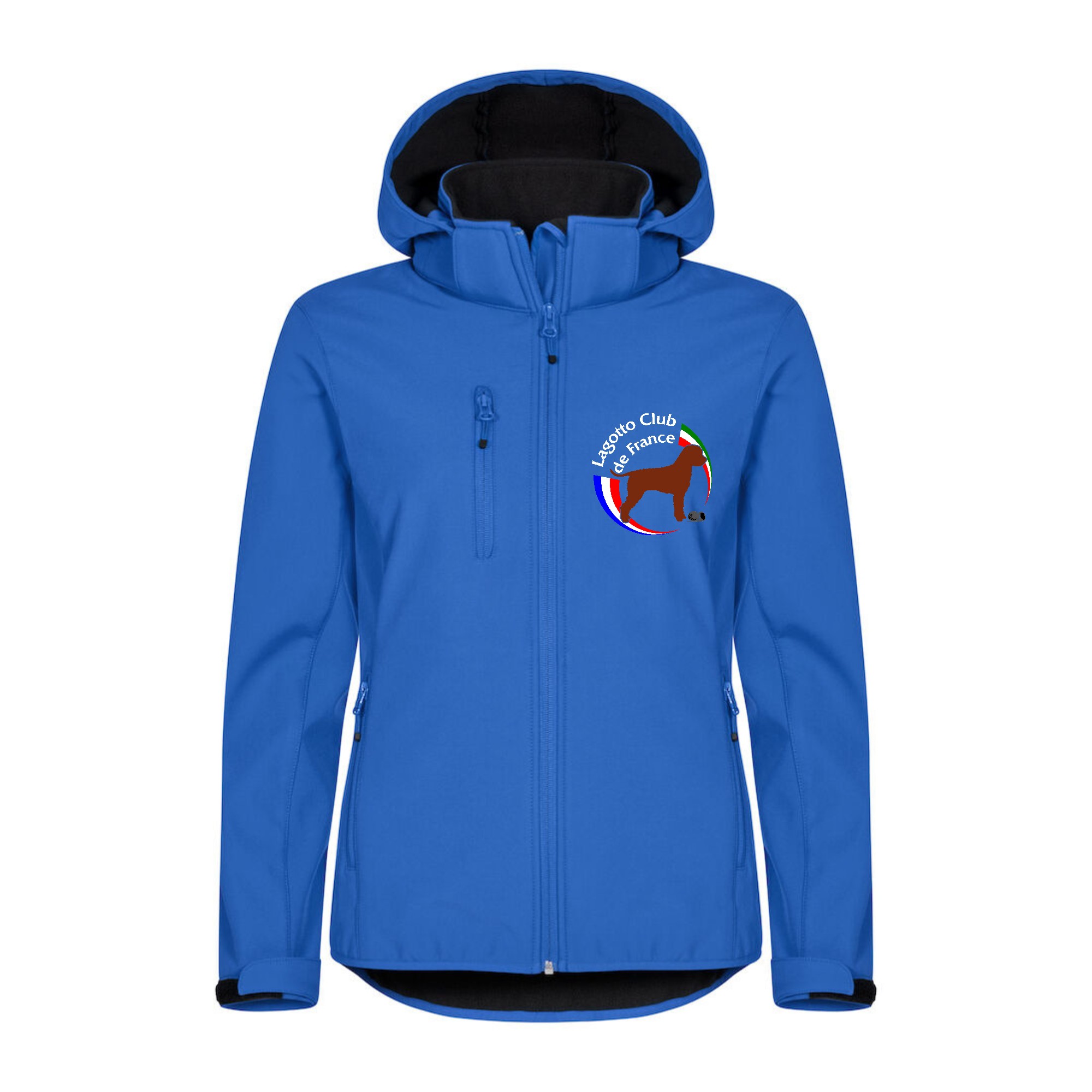 SOFTSHELL "Classic" (femme) - LAGOTTO CLUB DE FRANCE - Bleu roi - 0200917