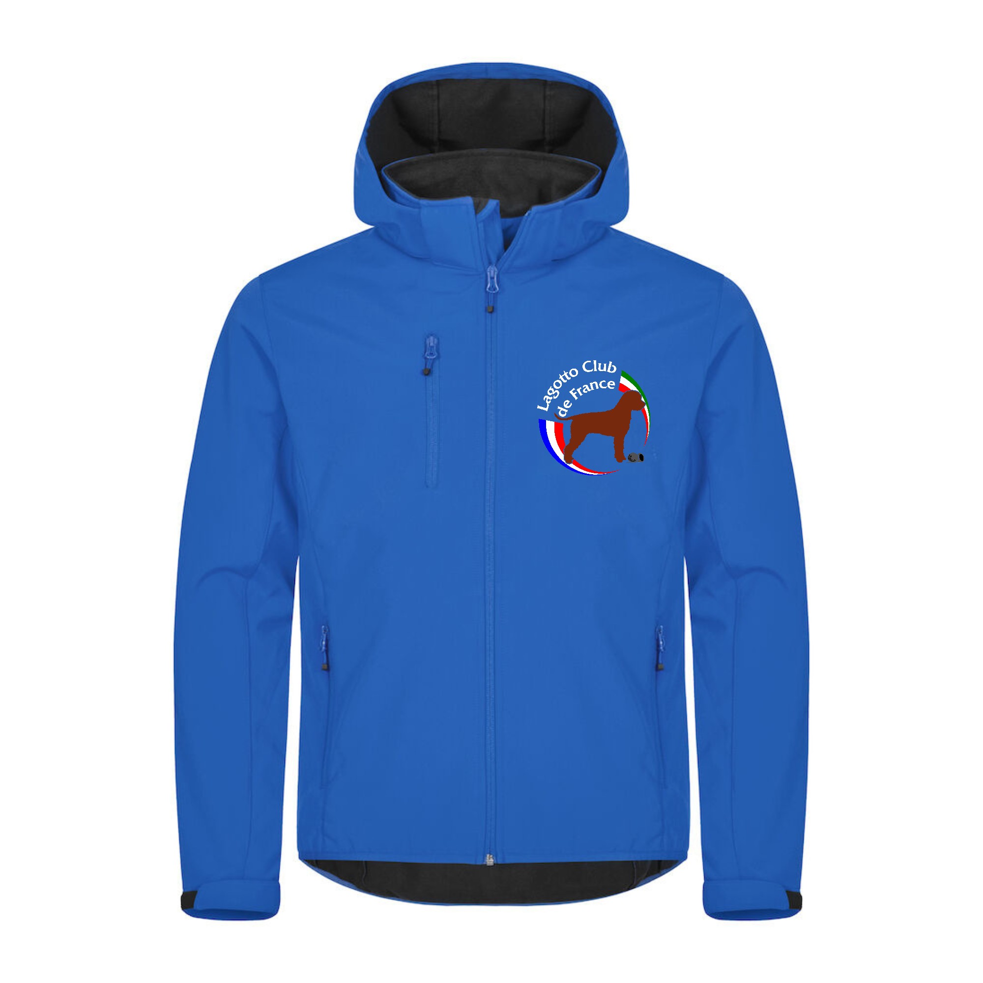 SOFTSHELL "Classic" (homme) - LAGOTTO CLUB DE FRANCE - Bleu roi - 0200912