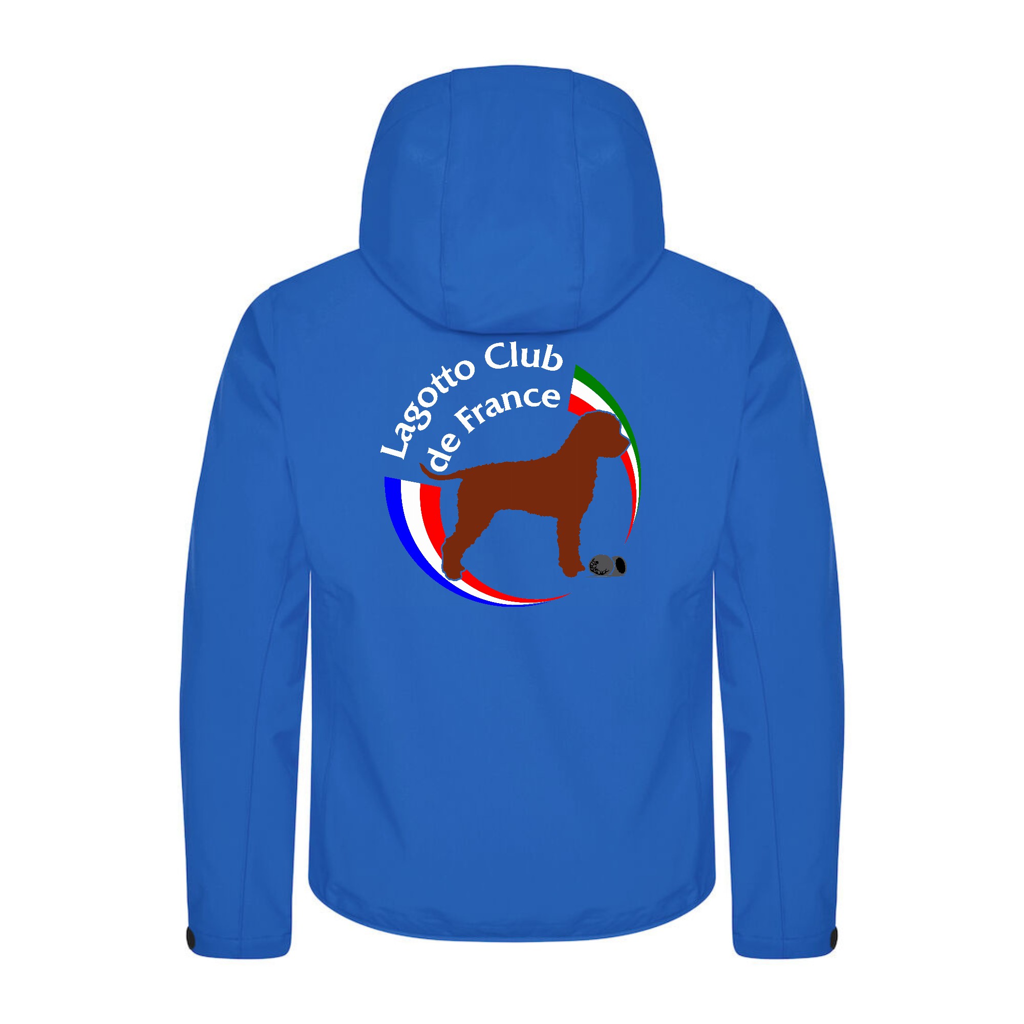 SOFTSHELL "Classic" (homme) - LAGOTTO CLUB DE FRANCE - Bleu roi - 0200912 – Image 3