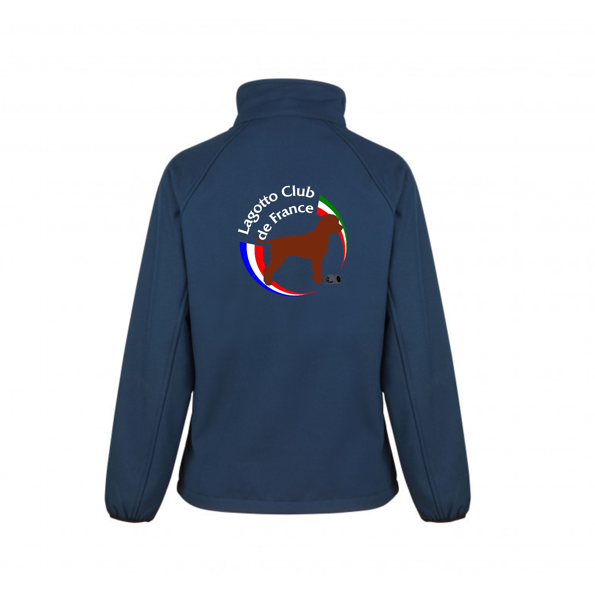 SOFTSHELL ECO (homme) – LAGOTTO CLUB DE FRANCE - Bleu roi - RS231 – Image 3