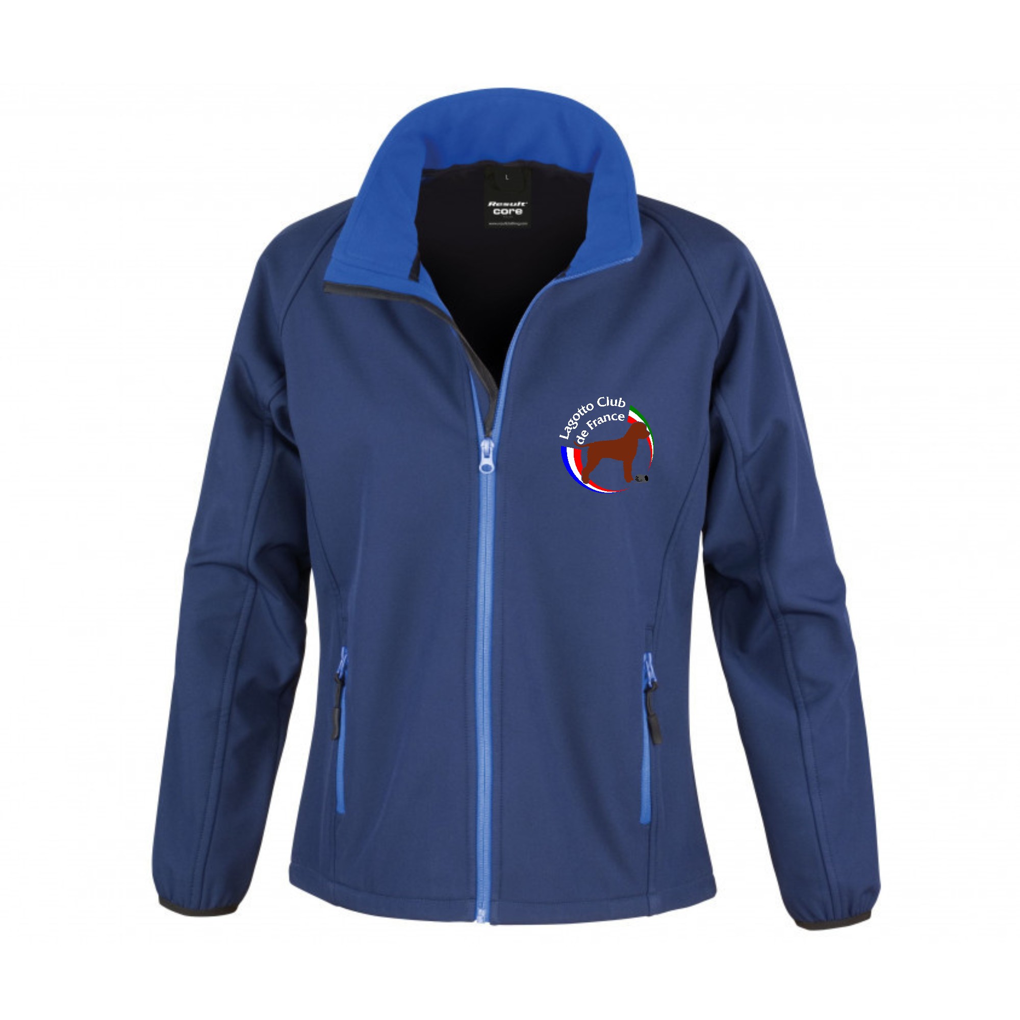 SOFTSHELL ECO (homme) – LAGOTTO CLUB DE FRANCE - Bleu roi - RS231