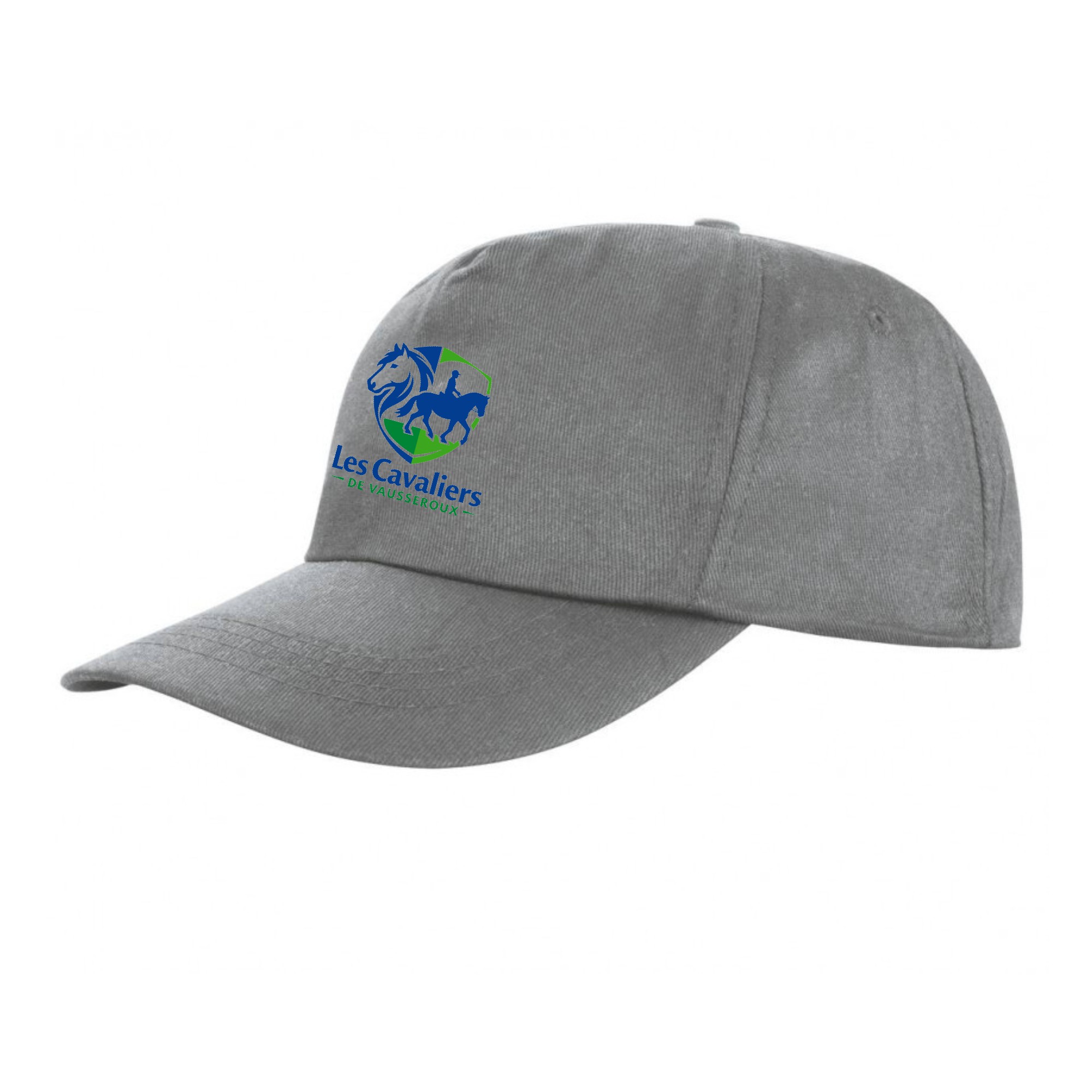 Casquette (économique) - Les cavaliers de Vausseroux - Gris chiné - RC080