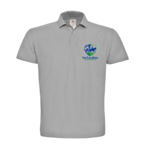 POLO (enfant) - Les cavaliers de Vausseroux - Gris chiné - BCK424