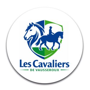STICKER ROND - Les cavaliers de Vausseroux - STI001