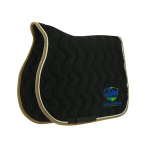Tapis de selle EQUITHÈME "Polyfun" - Les cavaliers de Vausseroux - Noir - 20444