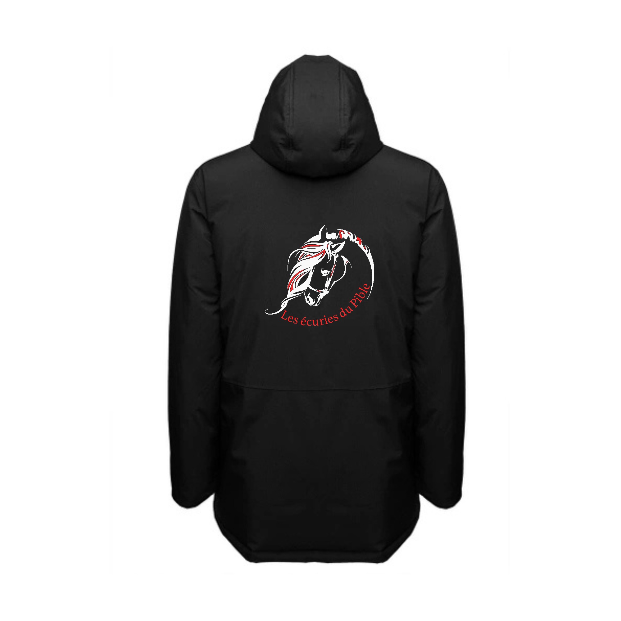 PARKA (unisexe) - Les ecuries du pible - Noir - PK543 – Image 3