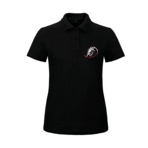 POLO (femme) - Les ecuries du pible - Noir - BCI1F