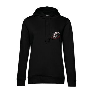 SWEAT A CAPUCHE (femme) – Les ecuries du pible - Noir - BCW34B