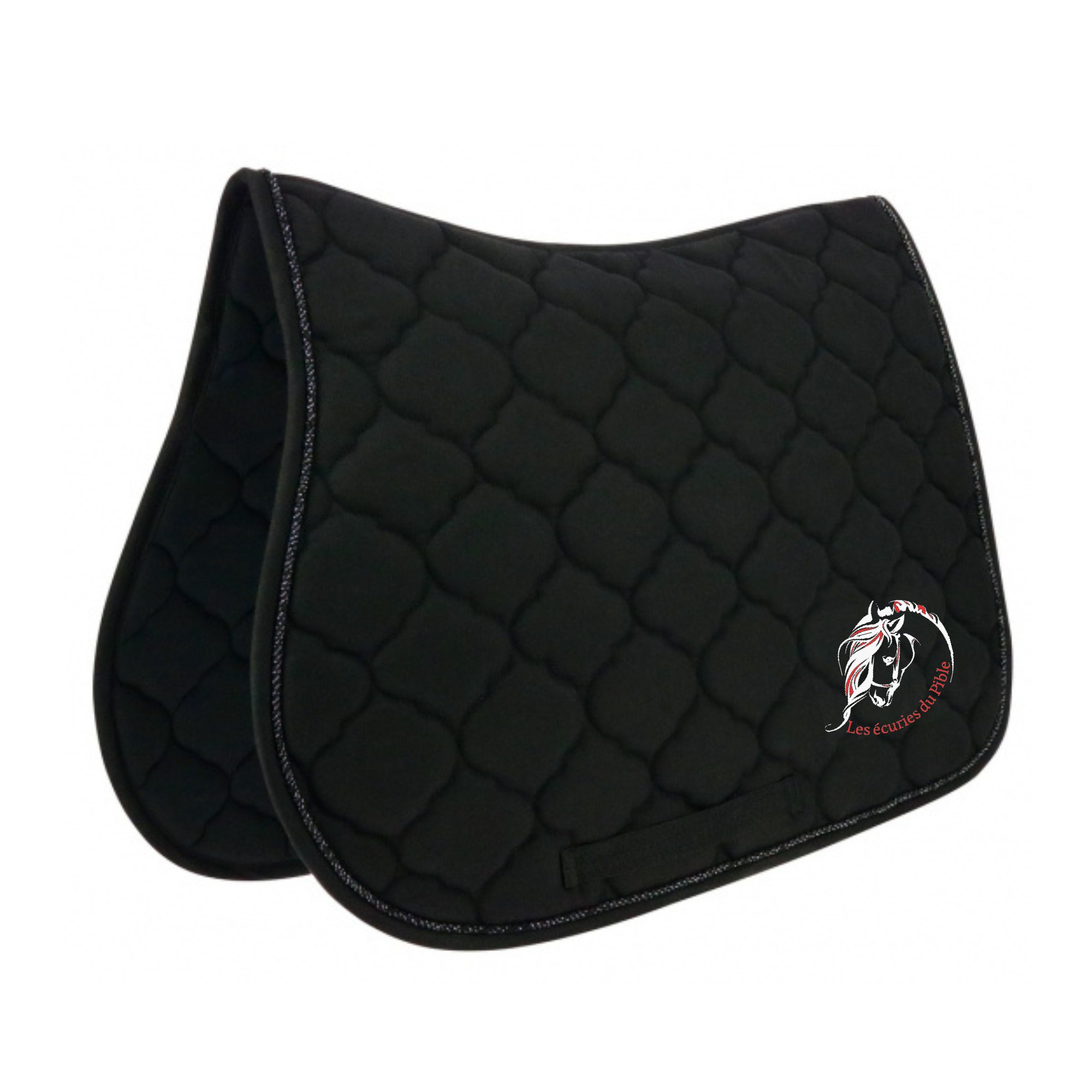 TAPIS RIDING WORLD - Les ecuries du pible - Noir - 20453
