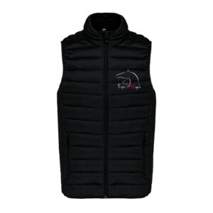 DOUDOUNE SANS MANCHES (femme) - Les Equimagniaques - Noir - K6114