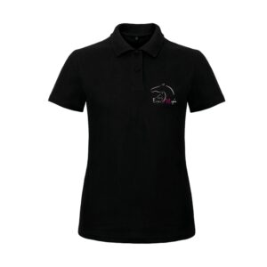 POLO (femme) - Les Equimagniaques - Noir - BCI1F