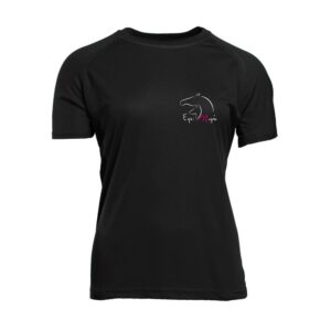T-Shirt respirant (femme) - Les Equimagniaques - Noir - IB301