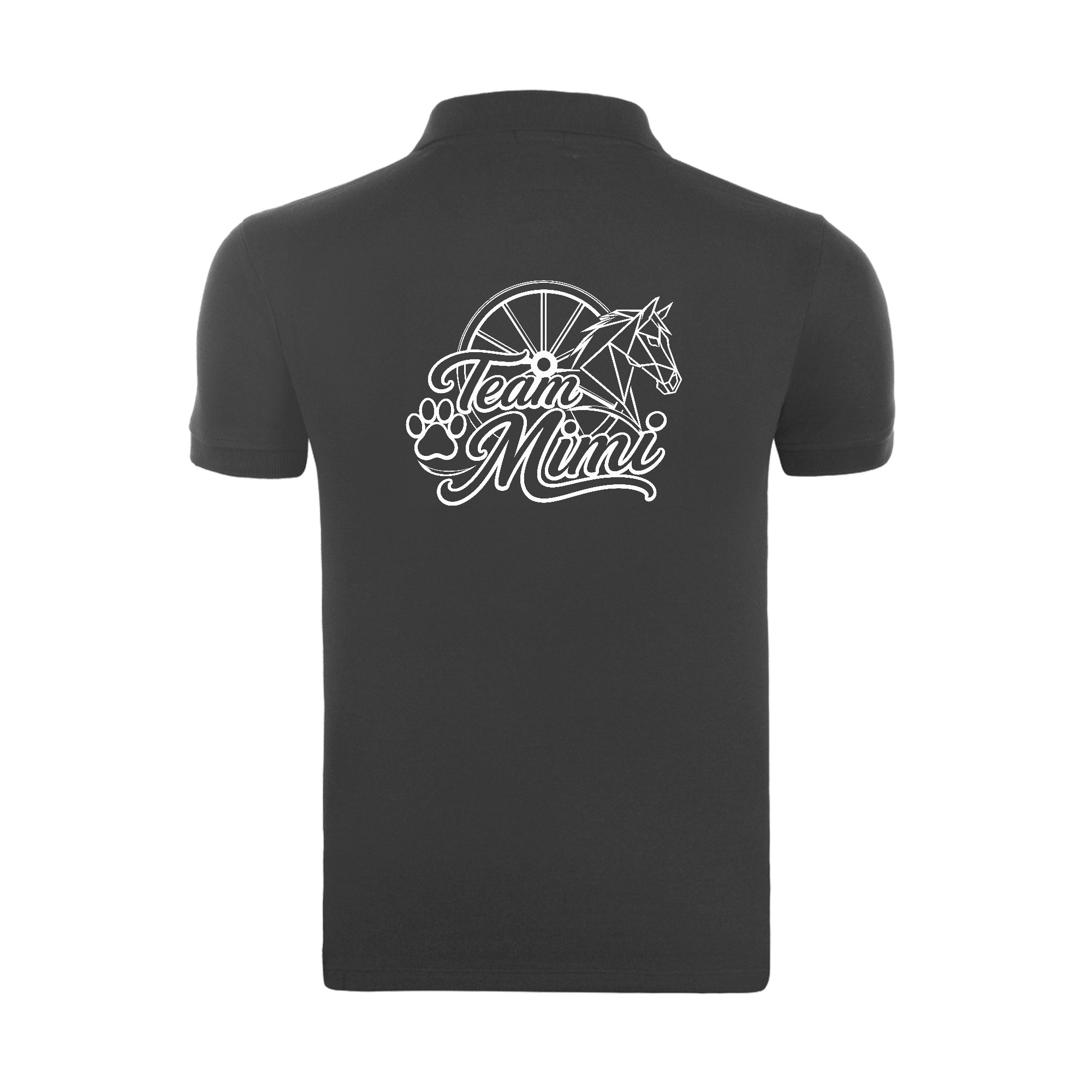 POLO (homme) - Élevage des trois m - Gris Anthracite - BCID1 – Image 3