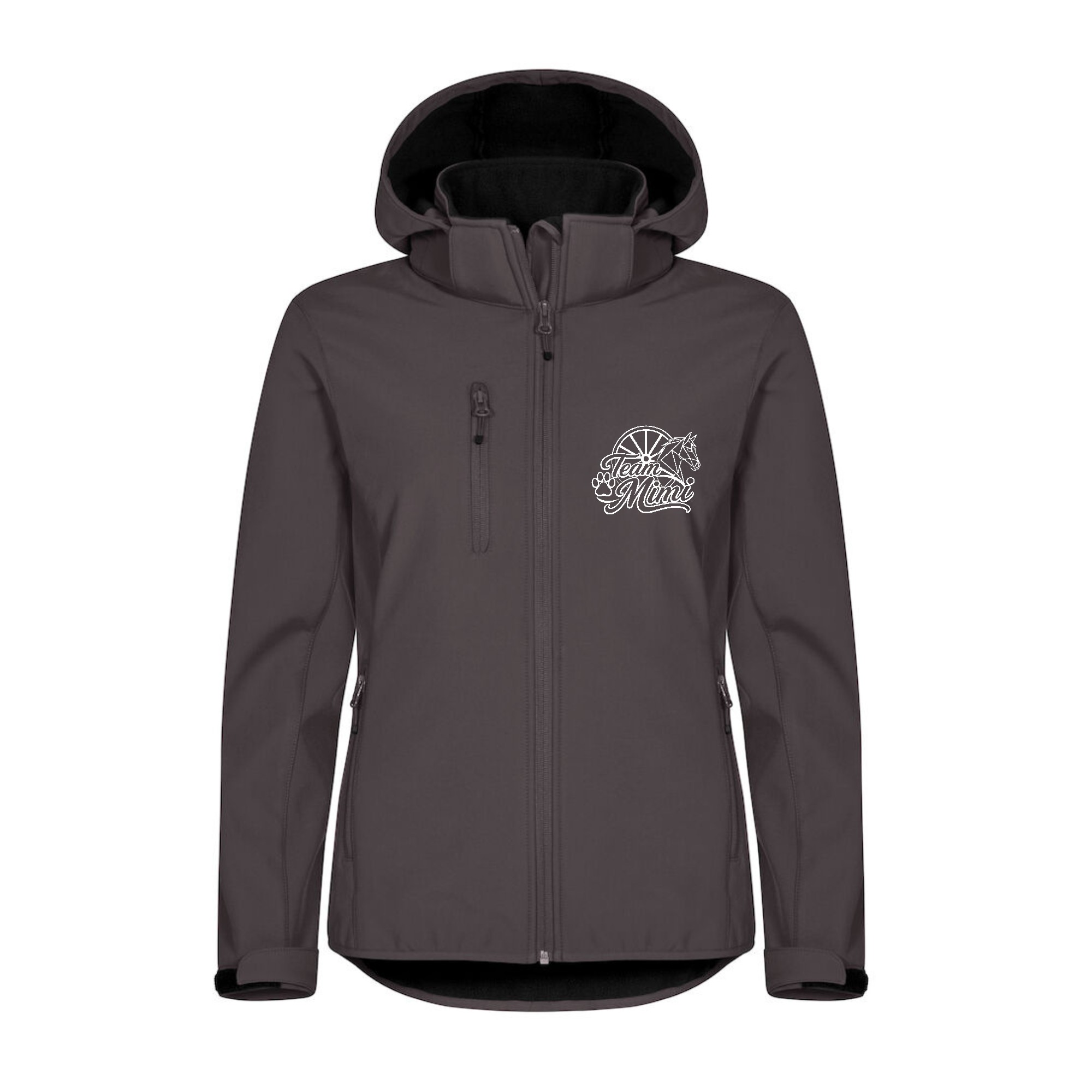 SOFTSHELL "Classic" (femme) - Élevage des trois m - Gris Anthracite - 0200917