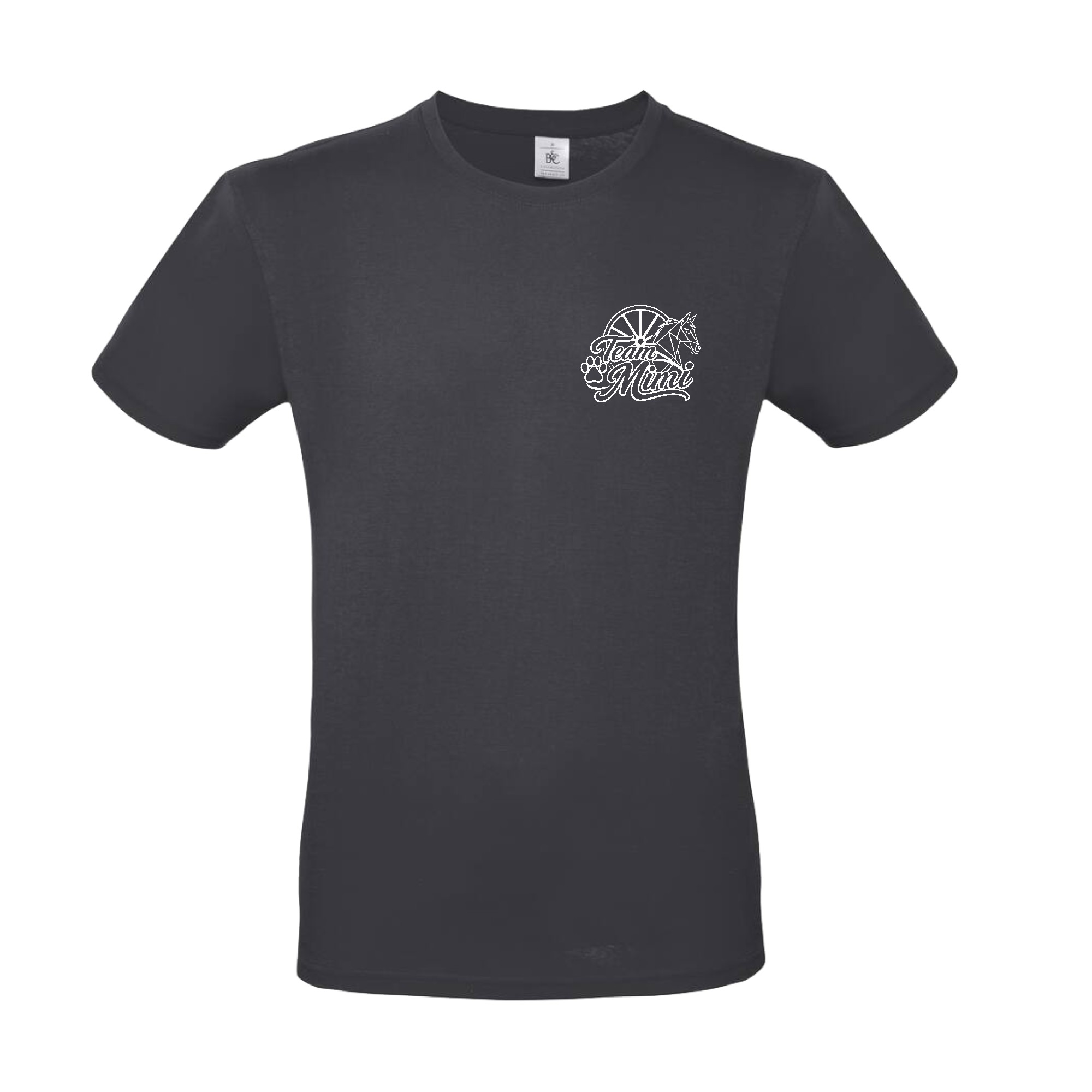 T-SHIRT (homme) - Élevage des trois m - Gris Anthracite - BC03T
