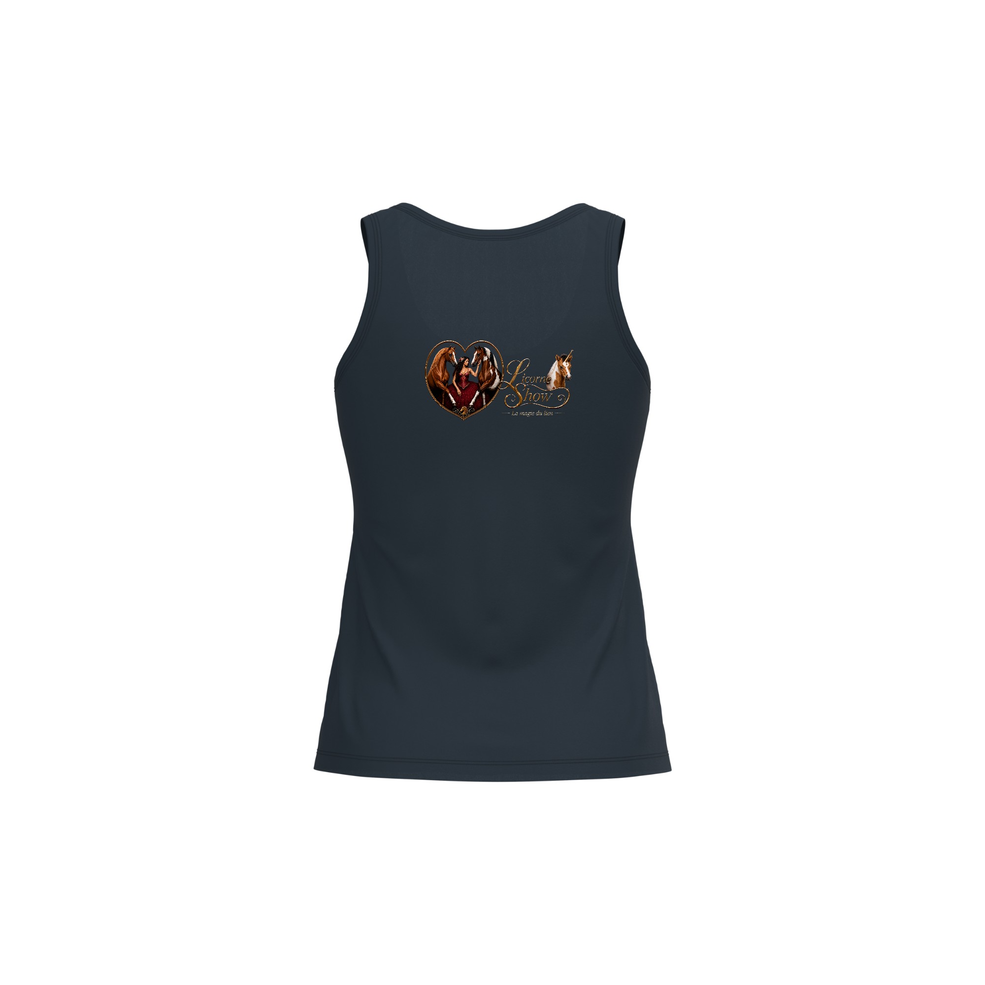 DEBARDEUR (femme) - Licorne Show - Navy - K3024IC – Image 3