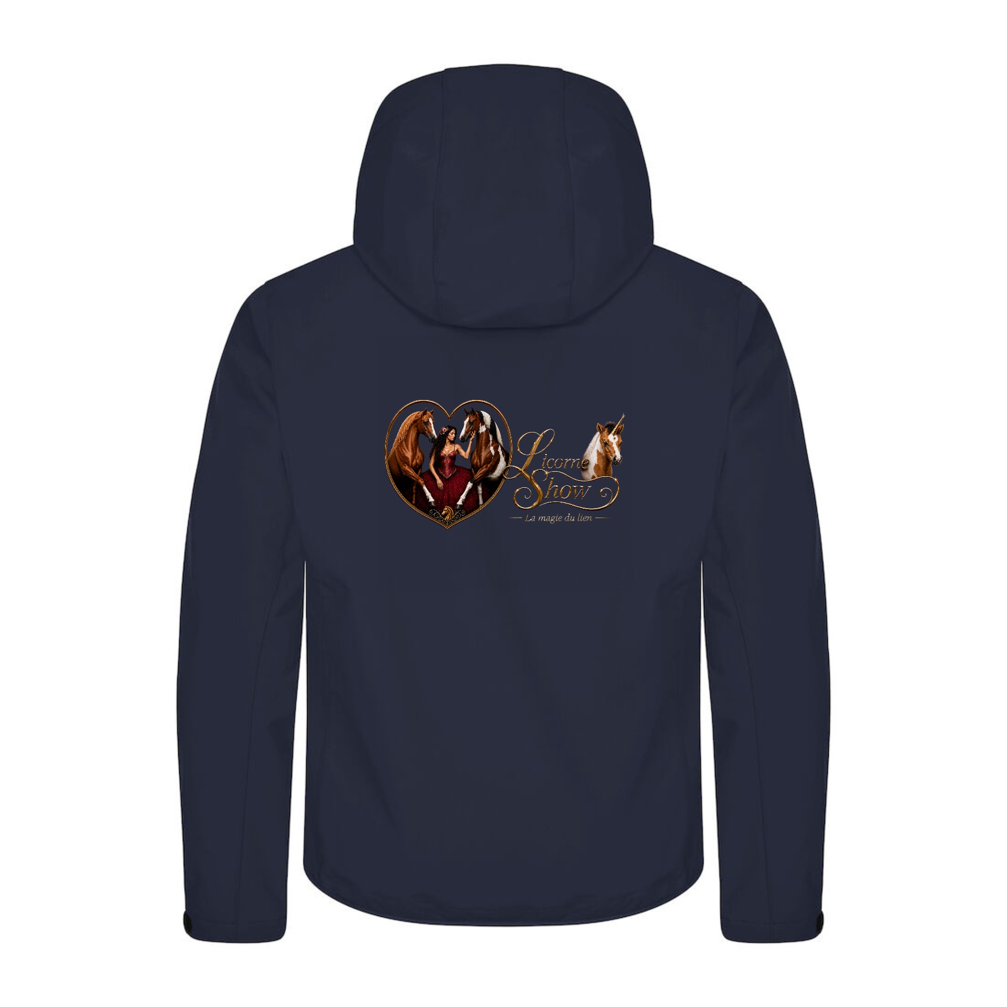 SOFTSHELL "Classic" (homme) - Licorne Show - Navy - 0200912 – Image 3