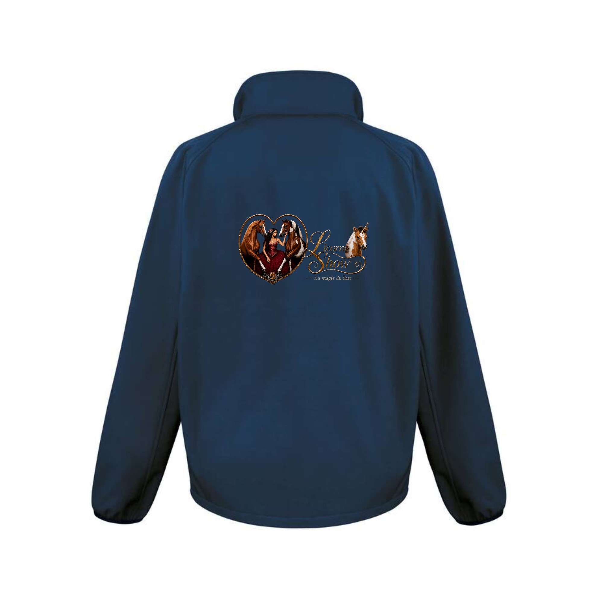 SOFTSHELL ECO (femme) – Licorne Show - Navy - R231F – Image 3