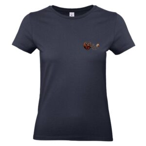 T-Shirt Bio Premium (femme) - Licorne Show - Navy - BC049