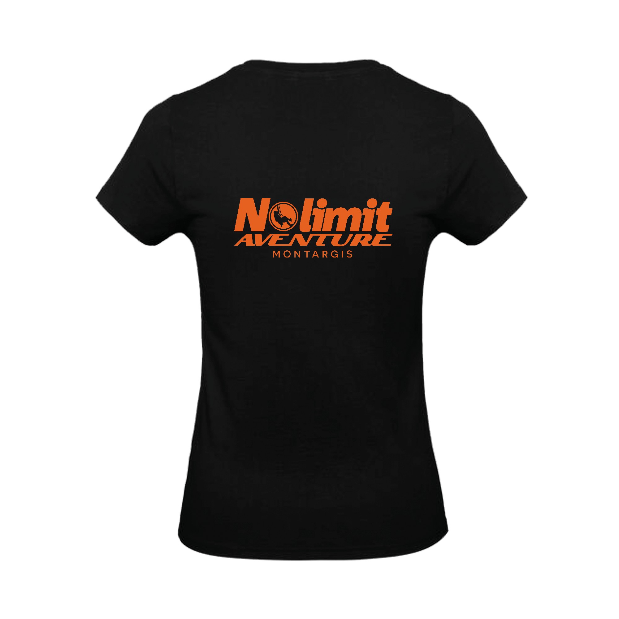 T-Shirt Bio Premium (femme) - Nolimit aventure montargis - Noir - BC049 – Image 3
