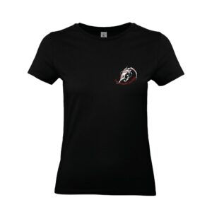 T-SHIRT (femme) - Les ecuries du pible - Noir - BC04T