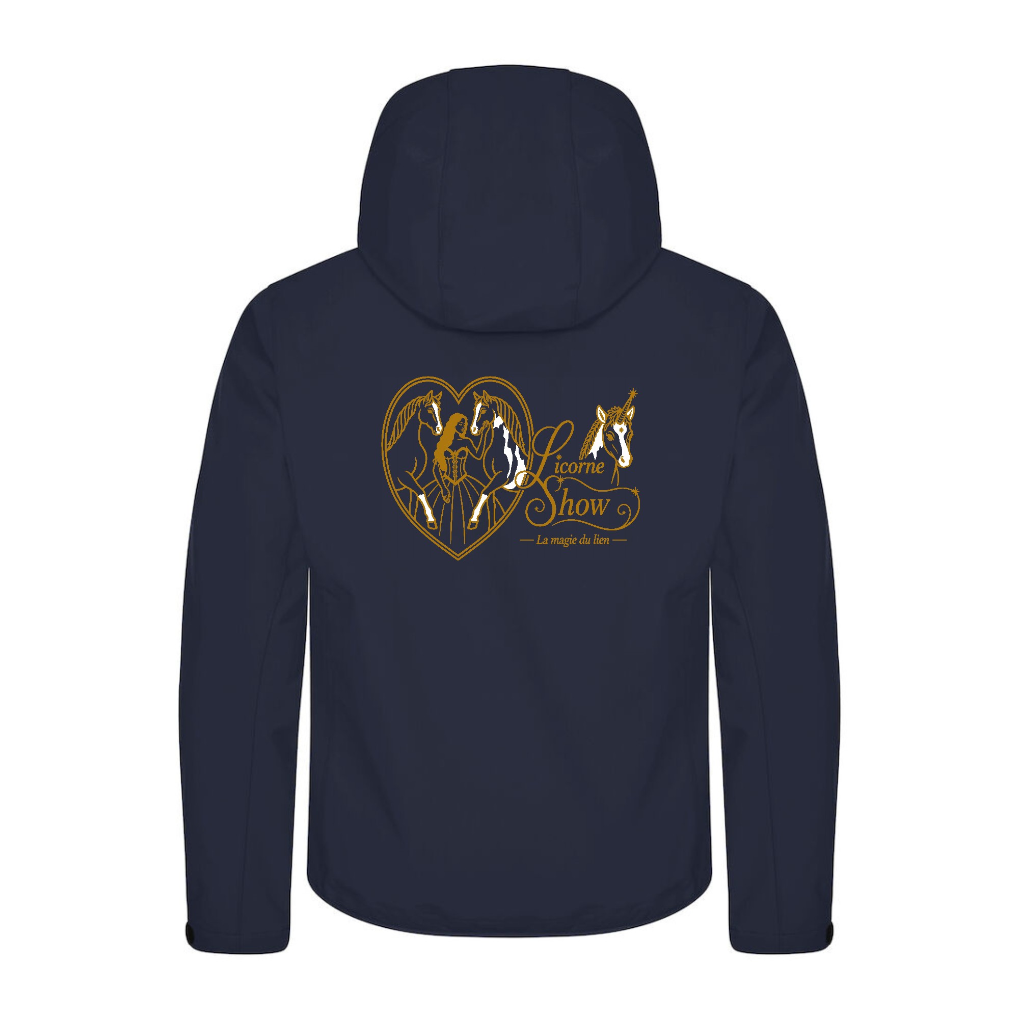 SOFTSHELL "Classic" (homme) - Licorne Show - Navy - 0200912 – Image 5