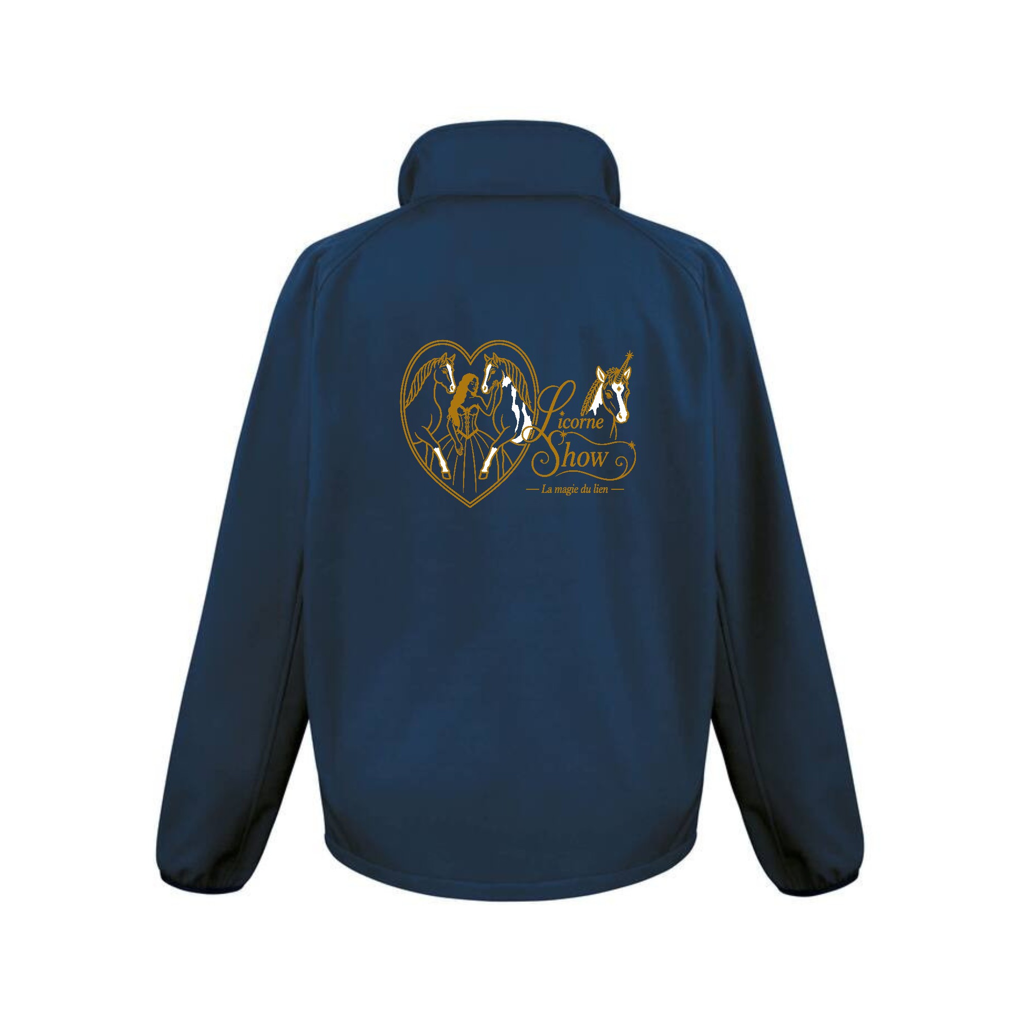 SOFTSHELL ECO (femme) – Licorne Show - Navy - R231F – Image 4