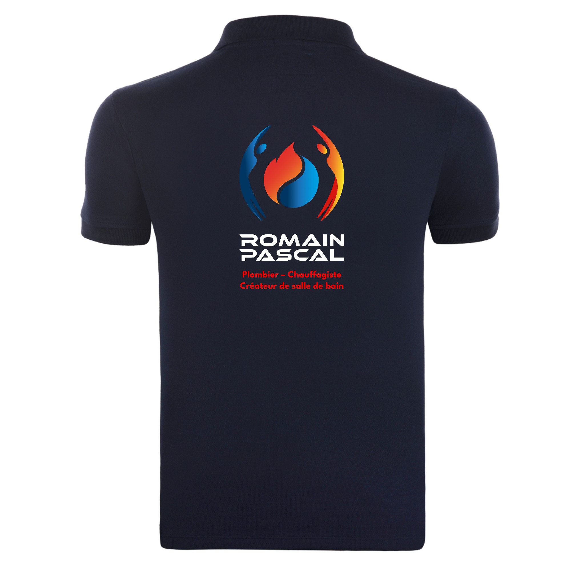 POLO (homme) - Romain PASCAL - Navy - BCID1 – Image 4