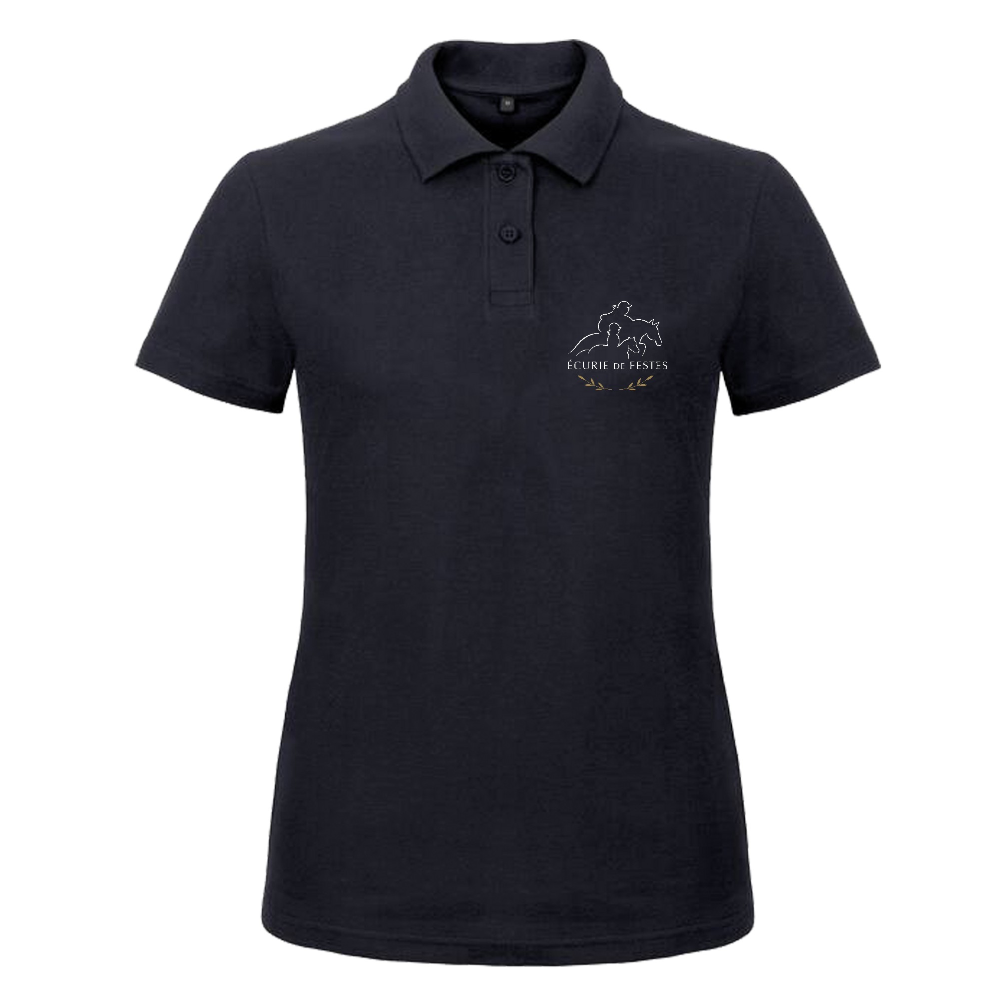Polo premium (femme) - Ecurie de Festes - Navy - BCW463