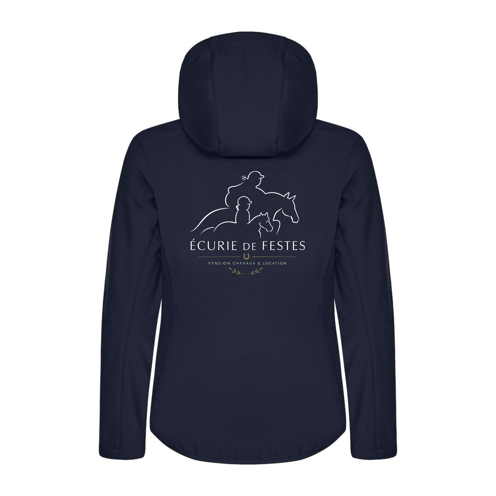SOFTSHELL "Classic" (femme) - Ecurie de Festes - Navy - 0200917 – Image 3