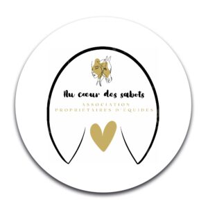 STICKER ROND - Au cœur des sabots - STI001