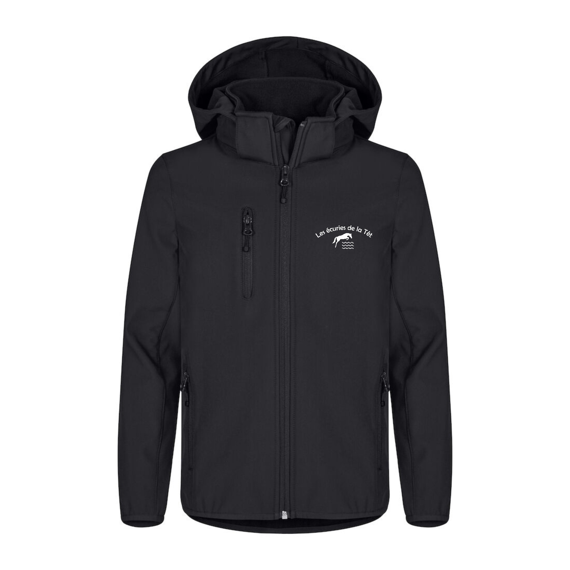 SOFTSHELL "Classic" (enfant) - Association les Cavaliers de la Têt - Noir - 0200909