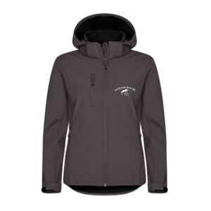 SOFTSHELL "Classic" (femme) -Association les cavaliers de la Têt - Gris Anthracite - 0200917