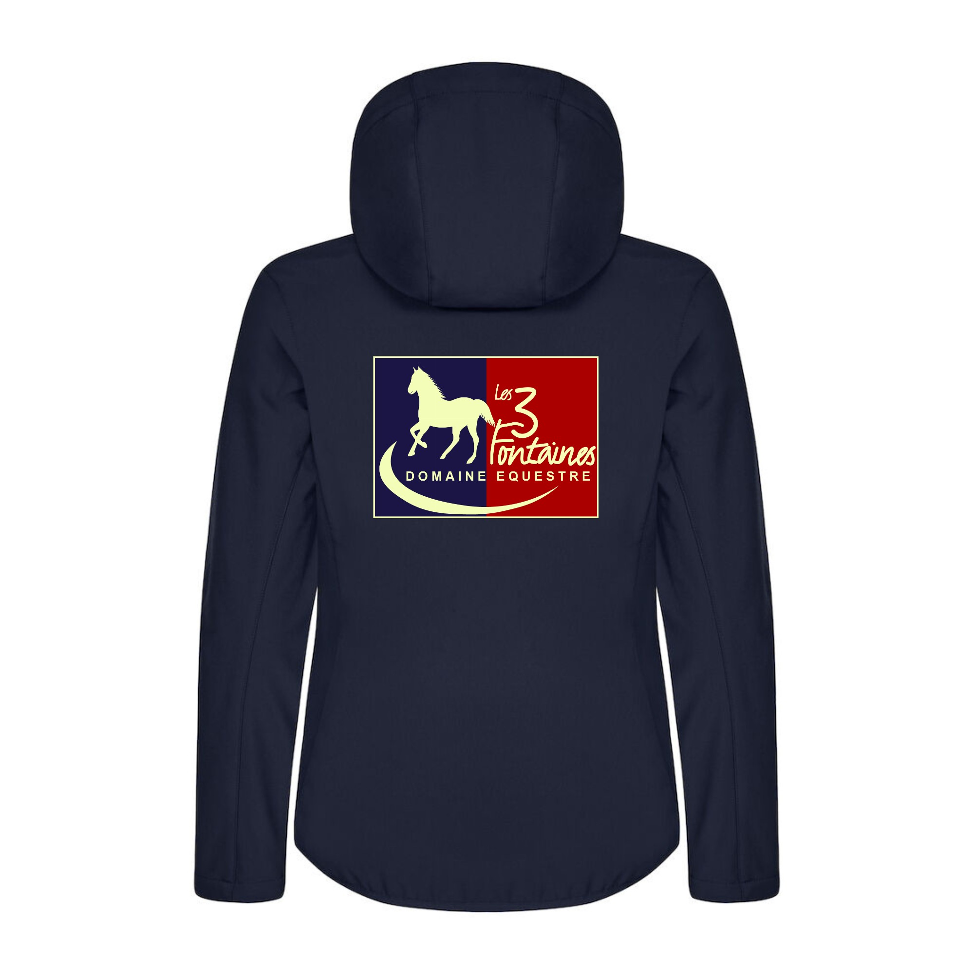 SOFTSHELL "Classic" (femme) - LES CAVALIERS DES TROIS FONTAINES - Navy - 0200917 – Image 3
