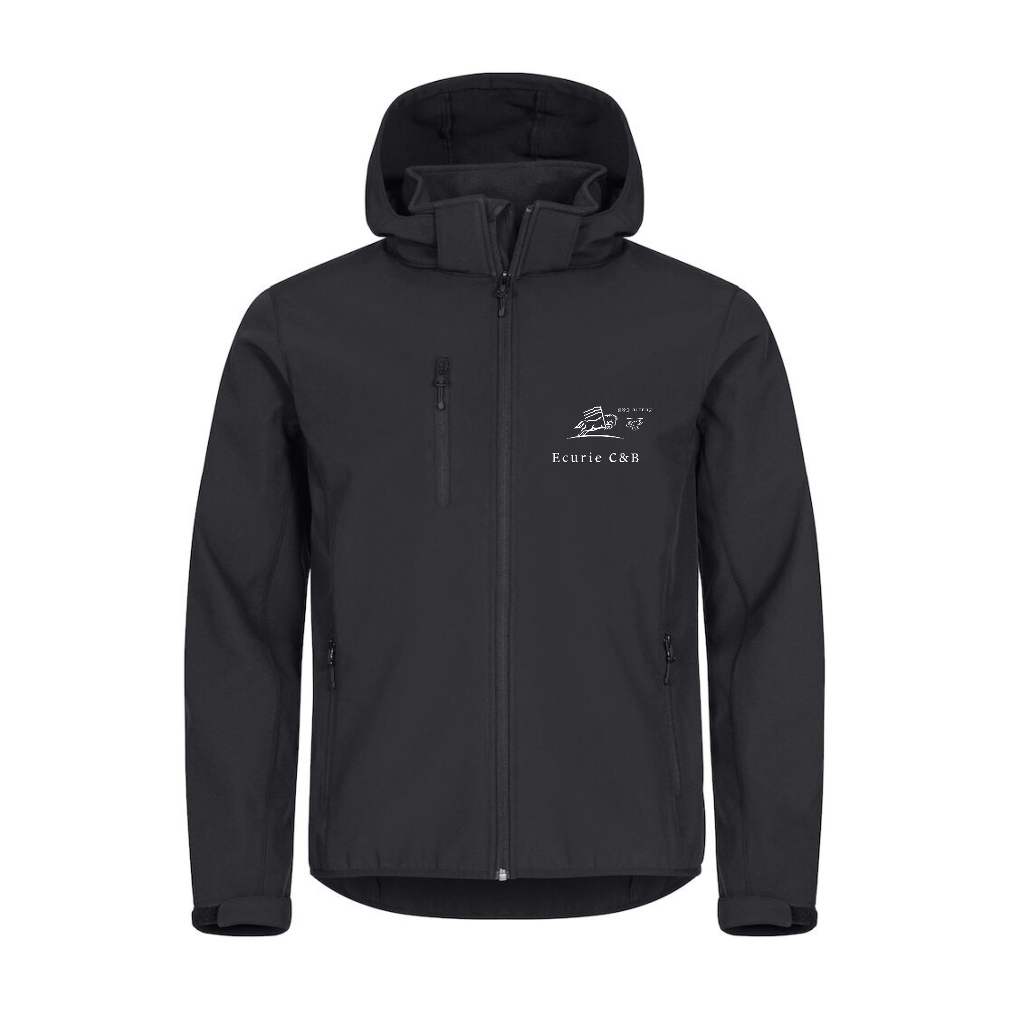 SOFTSHELL "Classic" (homme) - Ecuries C&B - Noir - 0200912