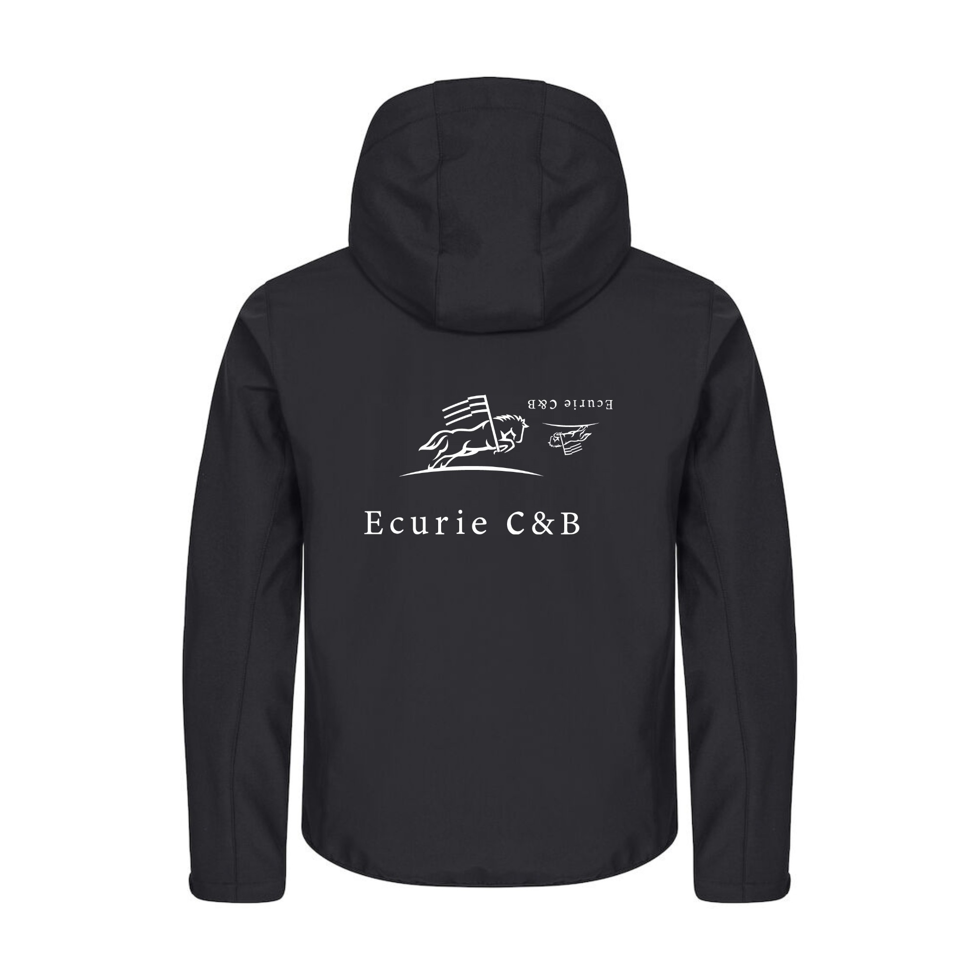 SOFTSHELL "Classic" (homme) - Ecuries C&B - Noir - 0200912 – Image 3