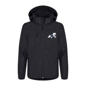 SOFTSHELL "Classic" (enfant) - Woodway - Noir - 0200909