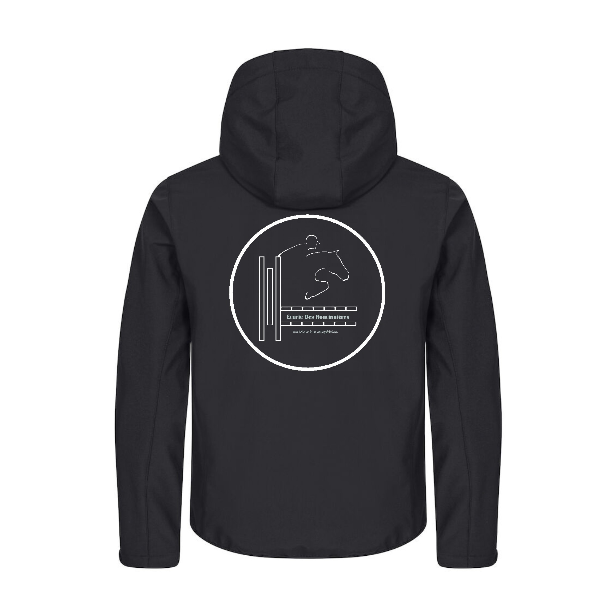 SOFTSHELL "Classic" (homme) - Ecurie Des Roncinnieres - Noir - 0200912 – Image 3