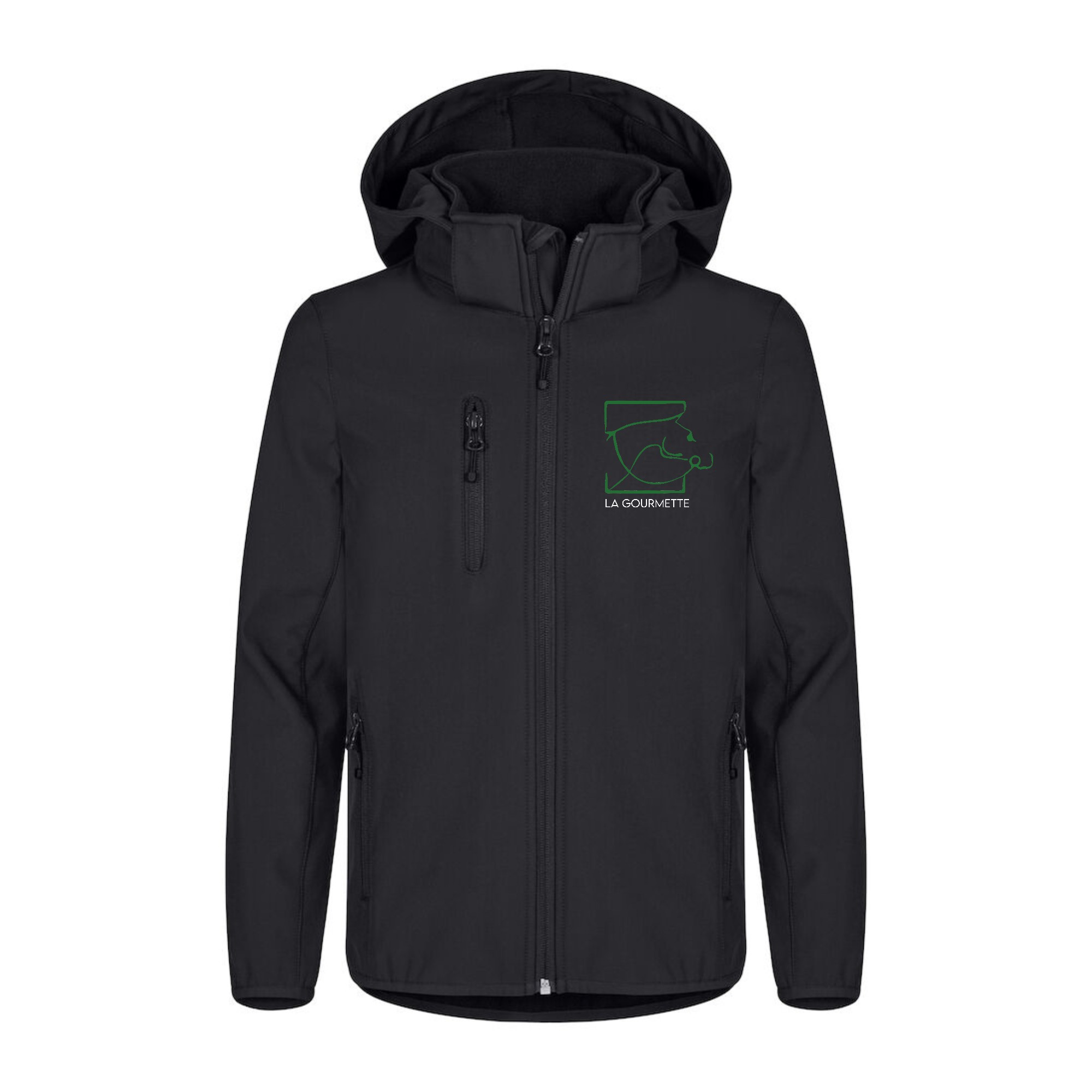 SOFTSHELL "Classic" (enfant) - Centre Equestre de la Gourmette - Noir - 0200909