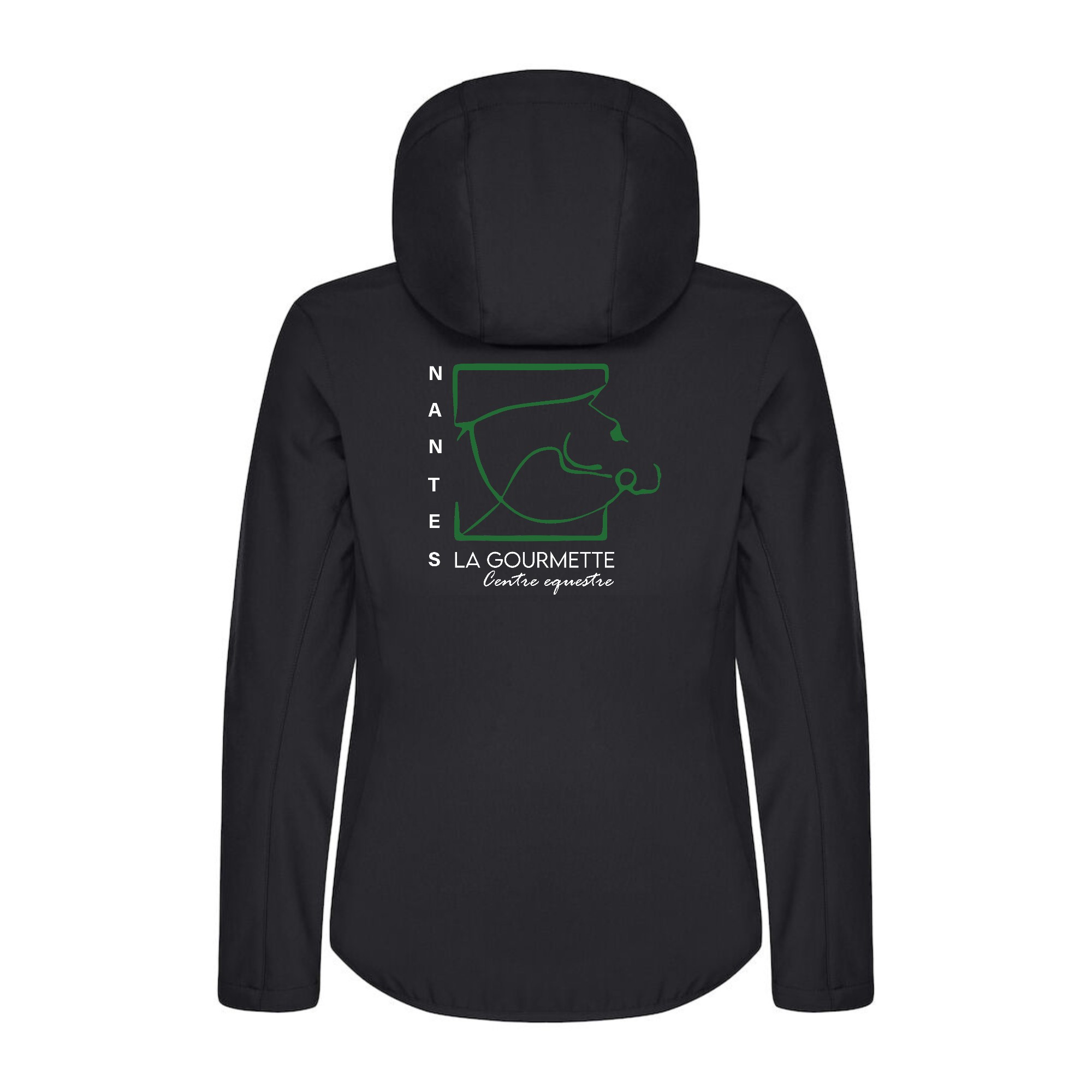 SOFTSHELL "Classic" (femme) - Centre Equestre de la Gourmette - Noir - 0200917 – Image 3