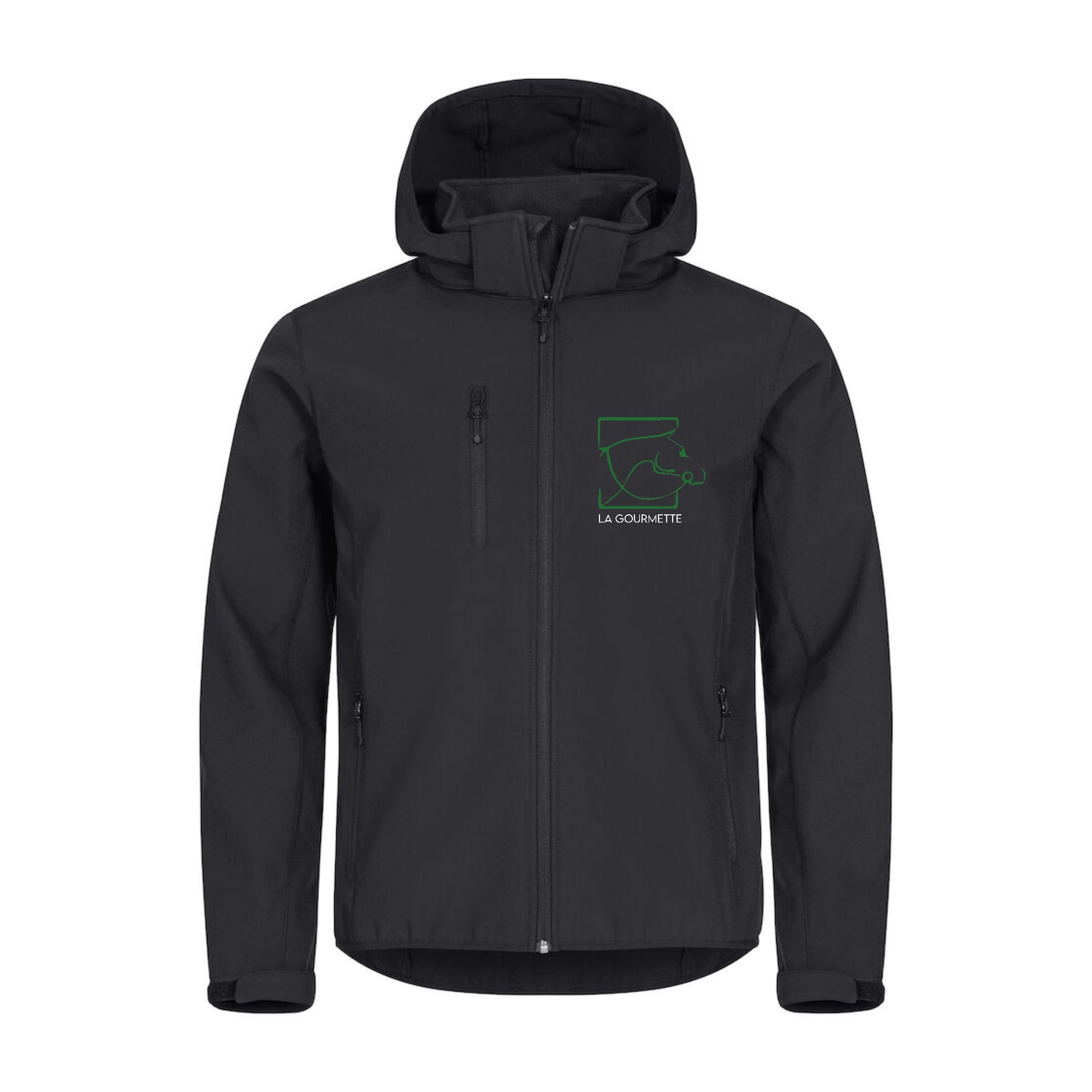 SOFTSHELL "Classic" (homme) - Centre Equestre de la Gourmette - Noir - 0200912