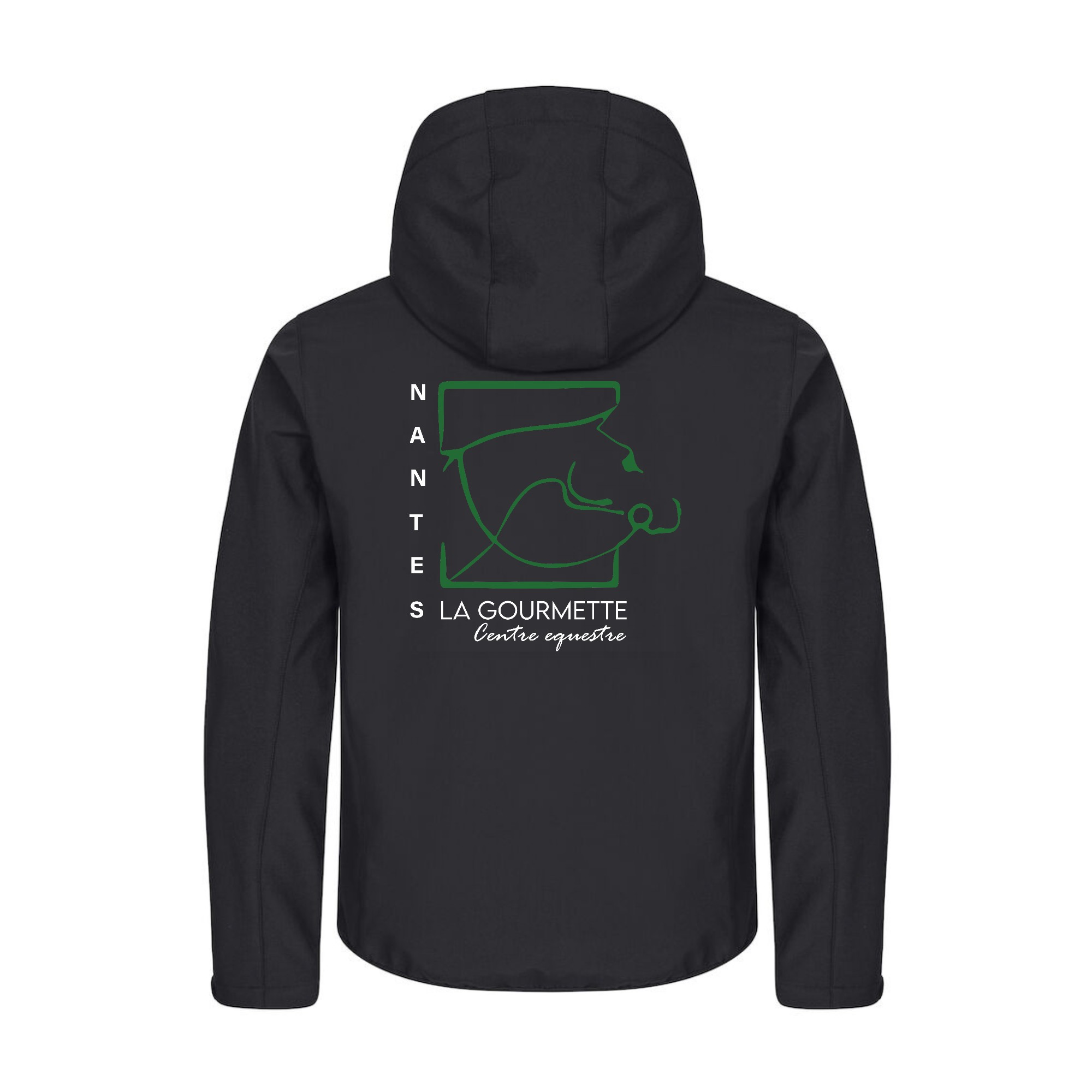 SOFTSHELL "Classic" (homme) - Centre Equestre de la Gourmette - Noir - 0200912 – Image 3