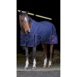Couverture d'écurie EQUITHÈME - Au cœur des sabots - Navy - 40079