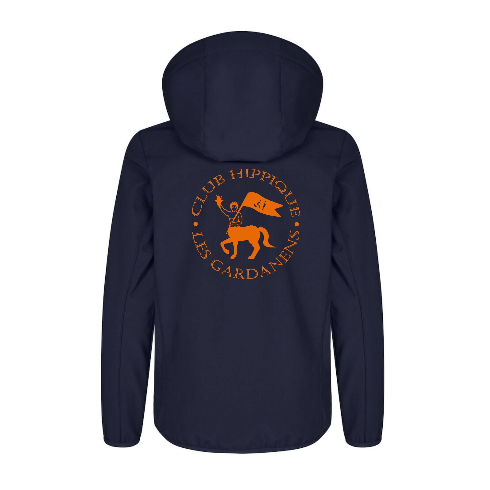 SOFTSHELL "Classic" (enfant) - Club Hippique les Gardanens - Navy - 0200909 – Image 3