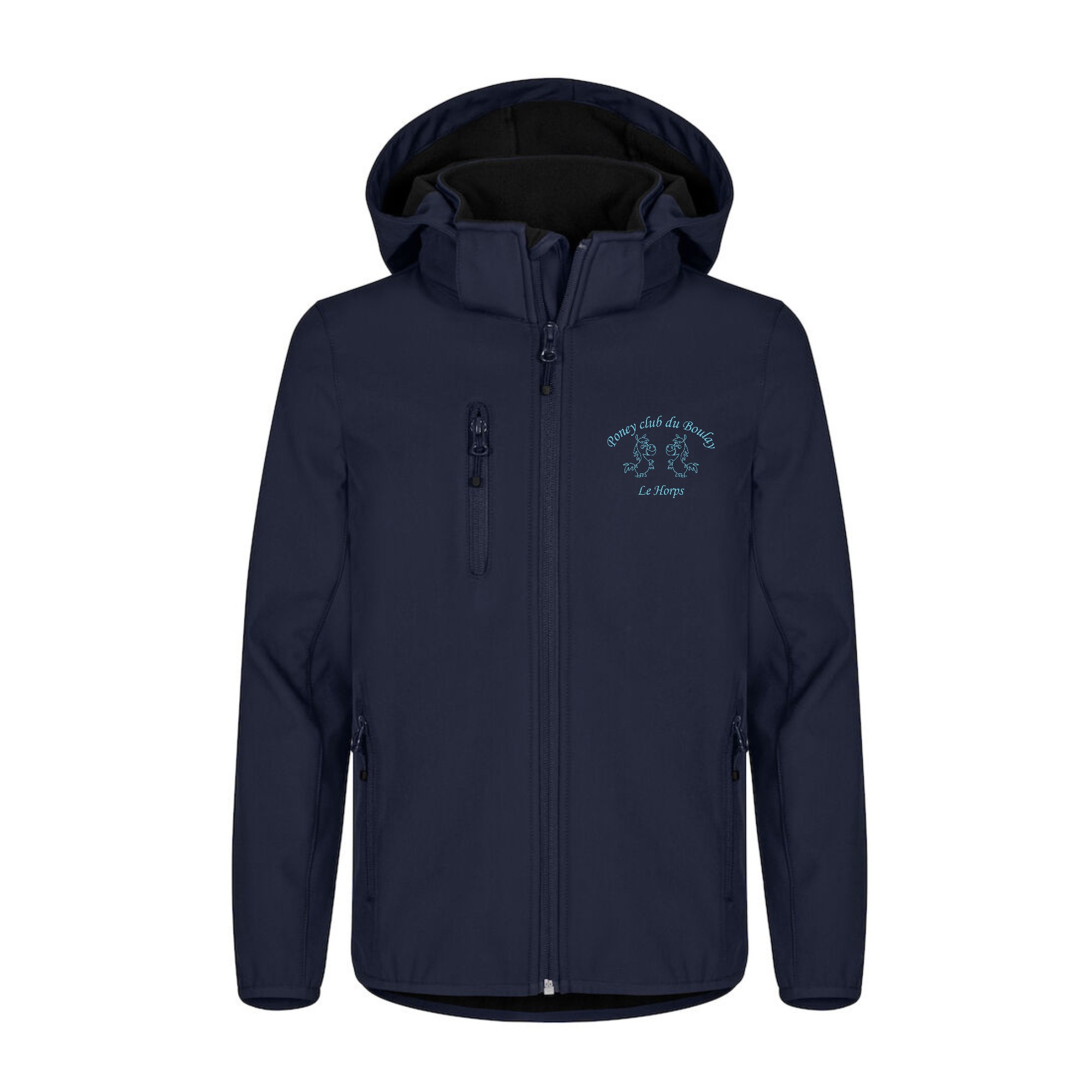 SOFTSHELL "Classic" (enfant) - Poney Club du Boulay - Navy - 0200909