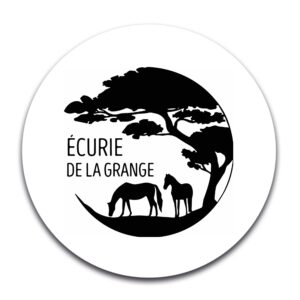 STICKER ROND - Ecurie de la Grange - STI001