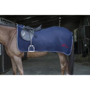 Couvre-reins polaire Riding World - Etrier Sarthois - Navy - 400154